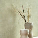 Обои - Casadeco - WOODS - Riverside2 nervure noisetier - Vert d'eau (арт. 26217010)