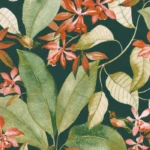 Обои - Casadeco - DELICACY - Delicacy birdsong - Vert / bleu / rose (арт. 85387289)