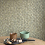 Обои - Casadeco - GINKGO - Damier - Gris flanelle (арт. 86259303)