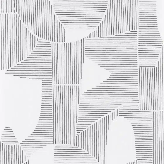 Обои - Casadeco - GALLERY - Graphique - Noir / blanc (арт. 86129127)