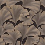 Обои Casadeco GINKGO Biloba Noir fusain (арт. 86249404)