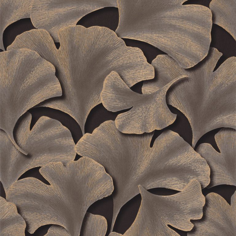Обои Casadeco GINKGO Biloba Noir fusain (арт. 86249404)