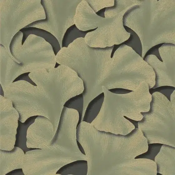 Обои - Casadeco - GINKGO - Biloba - Vert kaki (арт. 86247318)