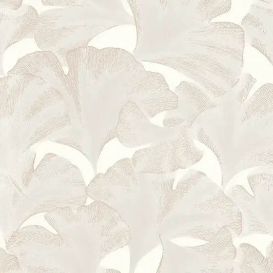 Обои - Casadeco - GINKGO - Biloba - Blanc neige (арт. 86240101)