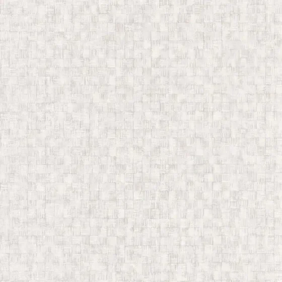 Обои - Casadeco - GINKGO - Damier - Blanc neige (арт. 86250121)