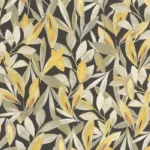 Обои - Casadeco - NICARAGUA - Hojas - Taupe / noir (арт. 85971530)
