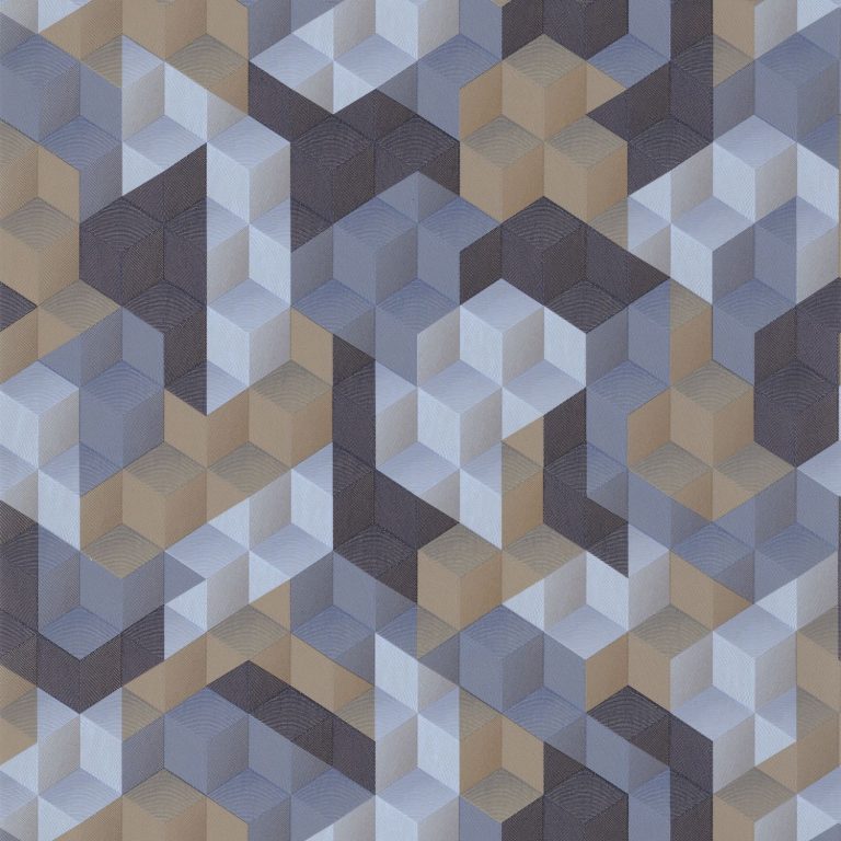 Обои Casadeco PERCEPTION Tetrimino Bleu encre (арт. 86486506)