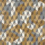 Обои — Casadeco — PERCEPTION — Tetrimino — Jaune ocre (арт. 86482422)