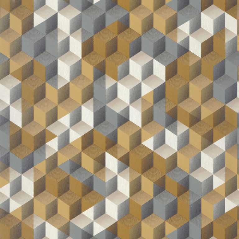 Обои Casadeco PERCEPTION Tetrimino Jaune ocre (арт. 86482422)