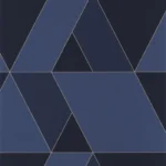 Обои - Casadeco - PERCEPTION - Tangram - Bleu encre (арт. 86526532)