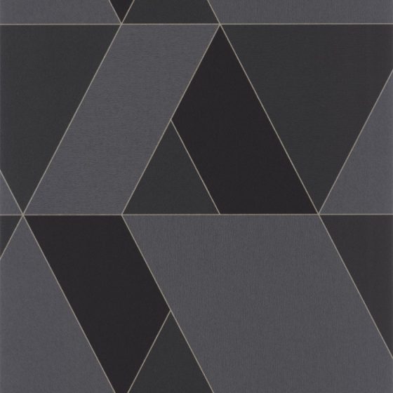 Обои - Casadeco - PERCEPTION - Tangram - Noir graphite (арт. 86529531)