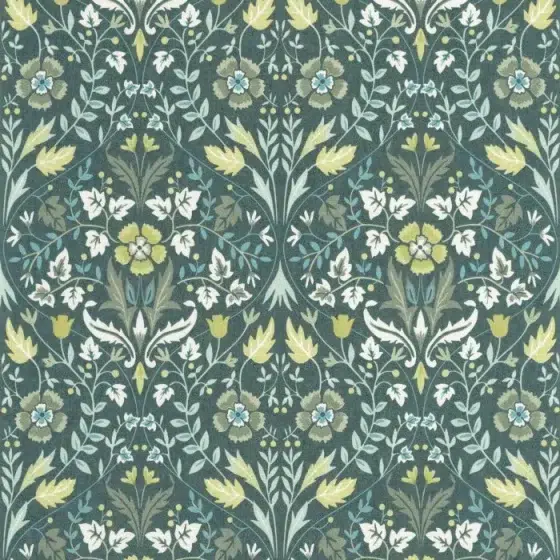 Обои - Casadeco - ARTS & CRAFTS - Archibald - Vert sauge (арт. 86337401)