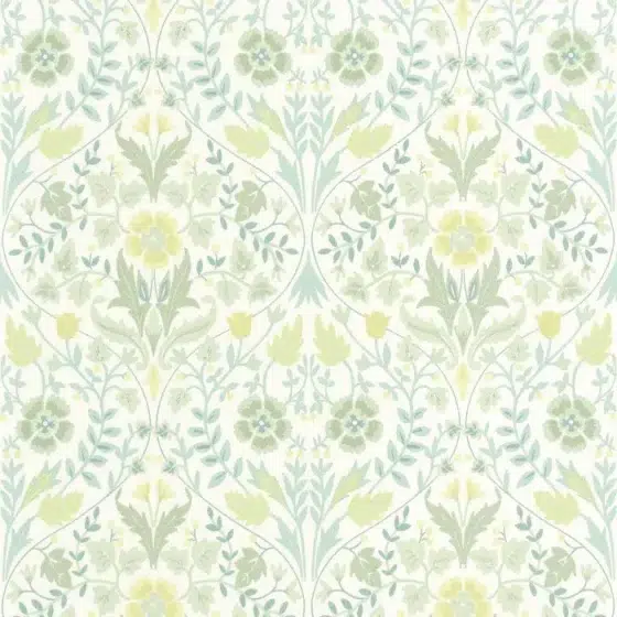 Обои - Casadeco - ARTS & CRAFTS - Archibald - Vert amande (арт. 86337108)