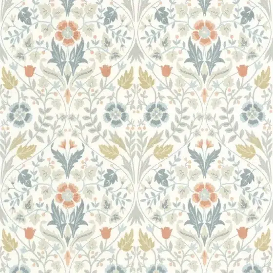 Обои - Casadeco - ARTS & CRAFTS - Archibald - Bleu givre (арт. 86336105)