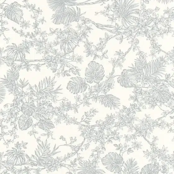 Обои - Casadeco - LES BELLES TOILES DE JOUY - Jardin des plantes - Gris perle (арт. 87959107)