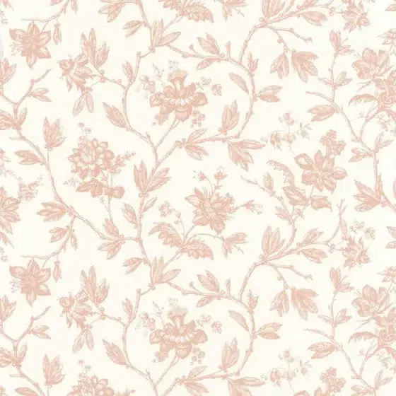 Обои - Casadeco - LES BELLES TOILES DE JOUY - Rosa - Rose blush (арт. 87964122)