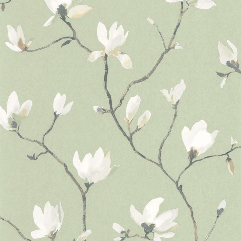 Обои Casadeco GARDENS Florescence suzhou Vert sauge (арт. 82367428)