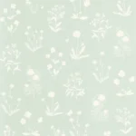 Обои - Casadeco - GARDENS - Herbier - Vert aloe (арт. 87627045)