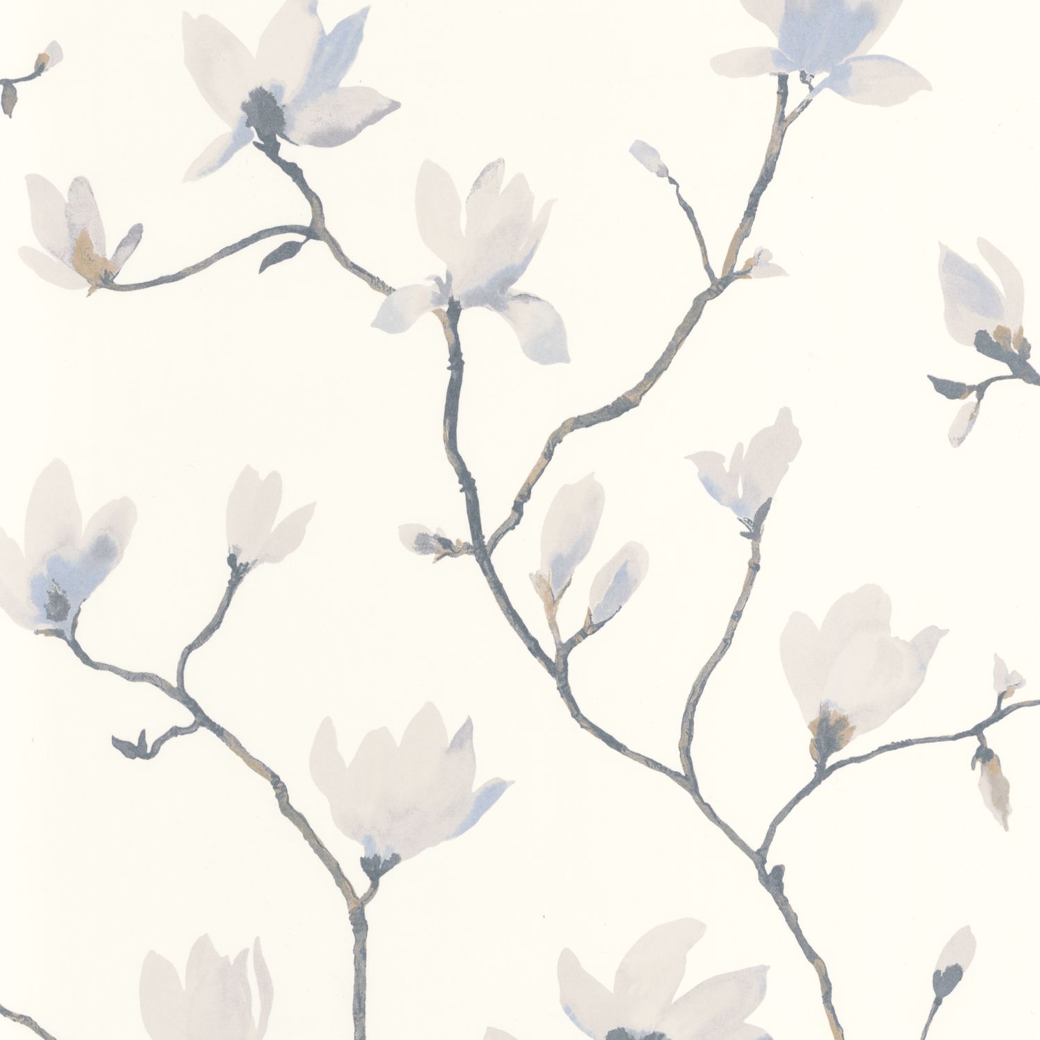 Обои Casadeco GARDENS Florescence suzhou Gris bleute (арт. 82369154)