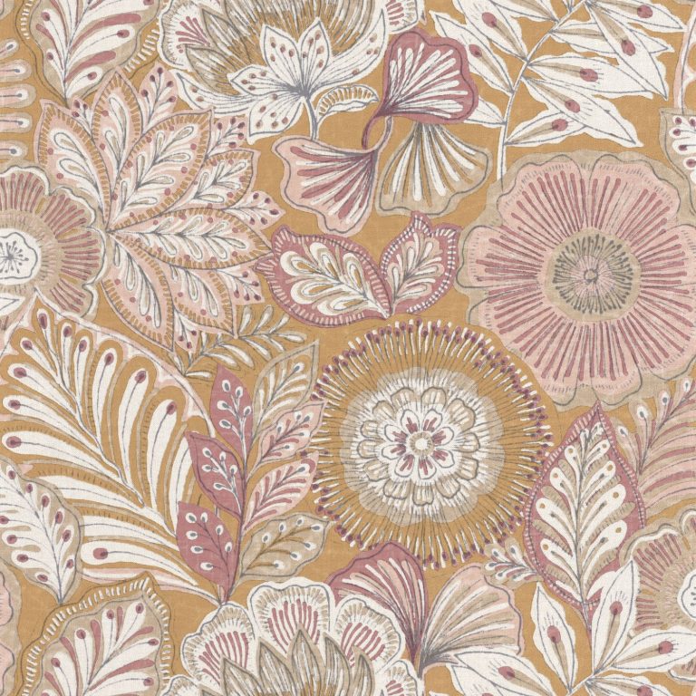 Обои Casadeco BALI Batik Jaune safran (арт. 88152415)