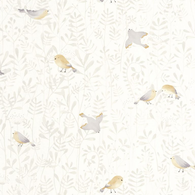 Обои Casadeco ONCE UPON A TIME Flying bird Naturel (арт. 88319021)