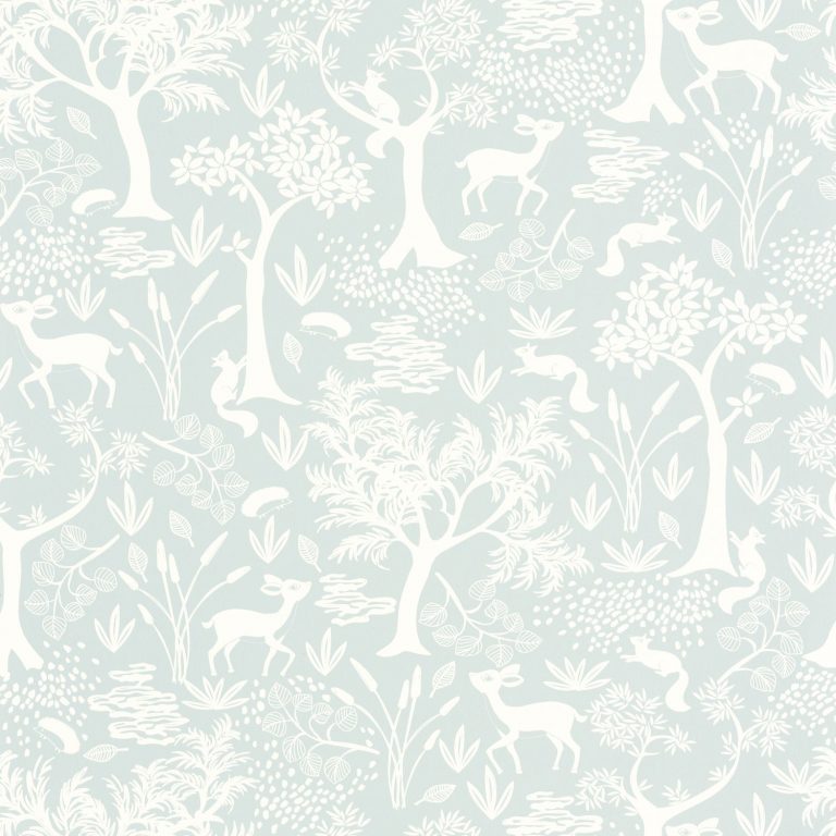 Обои Casadeco ONCE UPON A TIME Poetic forest Bleu ciel (арт. 88266548)
