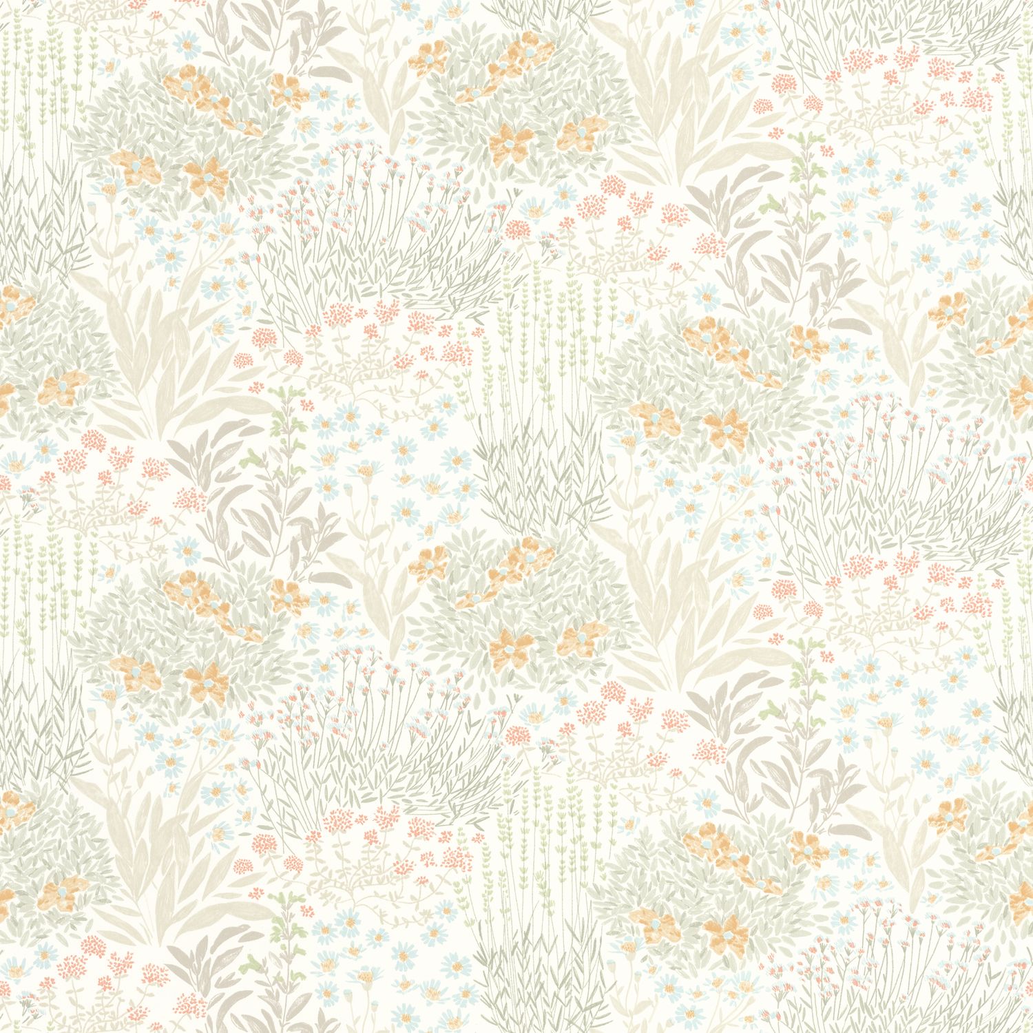 Обои Casadeco ONCE UPON A TIME Flowered grove Vert amande (арт. 88307403)