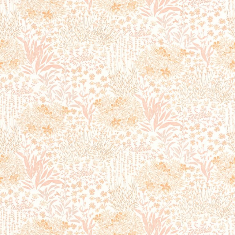 Обои Casadeco ONCE UPON A TIME Flowered grove Rose nude (арт. 88304419)