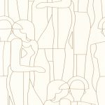 Обои — Casadeco — ICONIC — Model — Beige ficelle (арт. 88431202)