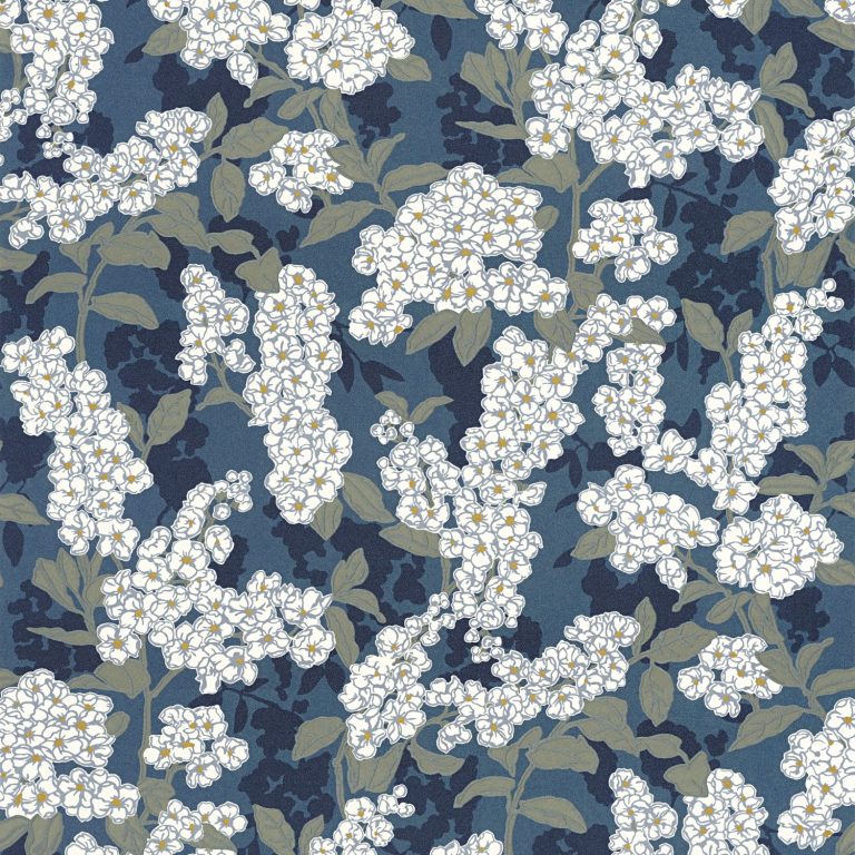 Обои Casadeco KYOTO Ume Bleu encre (арт. 88736958)