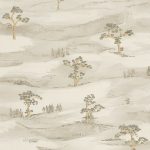 Обои — Casadeco — KYOTO — Mokuso — Vert lichen (арт. 88747199)
