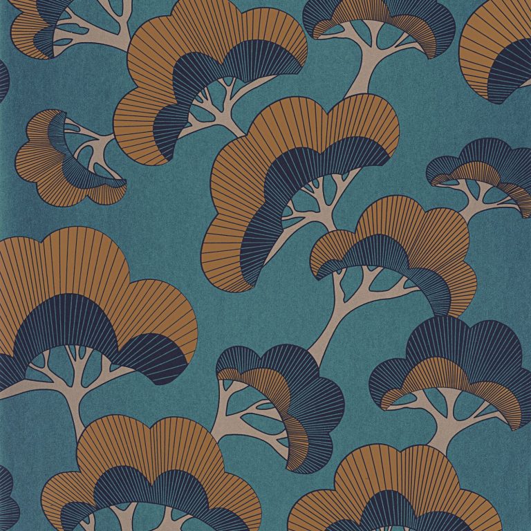 Обои Casadeco KYOTO Goyo matsu Bleu kamo (арт. 88716697)