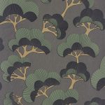 Обои — Casadeco — KYOTO — Goyo matsu — Anthracite (арт. 88719732)