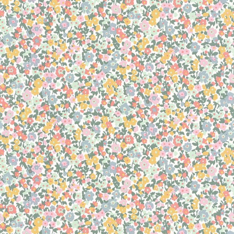 Обои Casadeco FLOWER MARKET Pansy Bleu / rose (арт. 89216212)