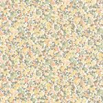 Обои — Casadeco — FLOWER MARKET — Pansy — Kaki / corail / jaune (арт. 89212226)