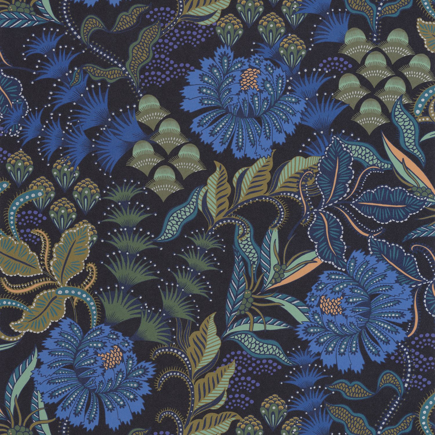 Обои Casadeco DERBY Bloomsbury Bleu indigo (арт. 89286312)