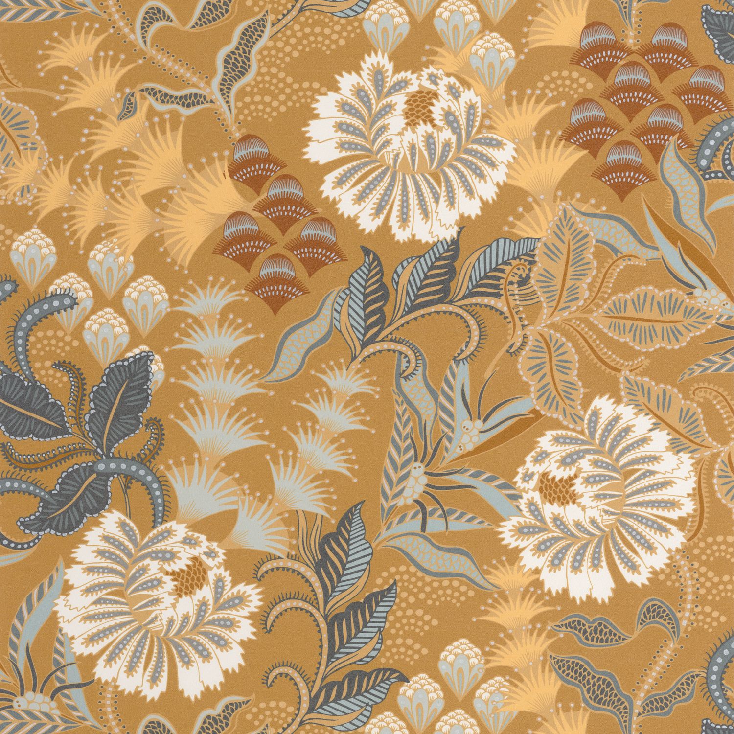 Обои Casadeco DERBY Bloomsbury Jaune curry (арт. 89282248)
