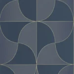 Обои - Casadeco - ALCHIMIE - Virevolte - Bleu marine (арт. 89936844)