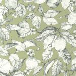 Обои — Casadeco — SOLIFLORE — Lemon tree — Argile verte (арт. 200277313)