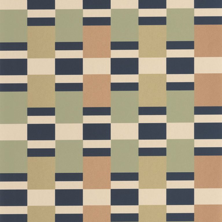 Обои Casadeco COLOR GAME Chess game Vert / ocre (арт. 200627202)