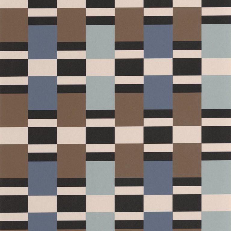 Обои Casadeco COLOR GAME Chess game Marron / bleu (арт. 200622626)