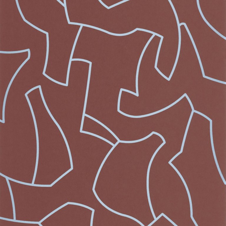 Обои Casadeco COLOR GAME Maze game Bordeaux (арт. 200618606)