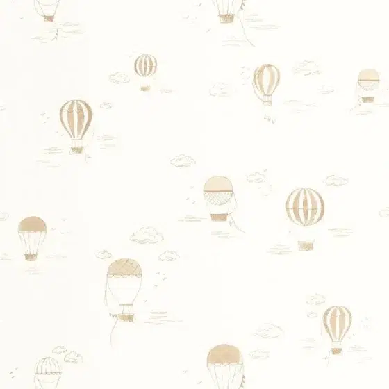 Обои - Casadeco - ONCE UPON A TIME 2 - Balloons in the clouds - Camel (арт. 200851441)