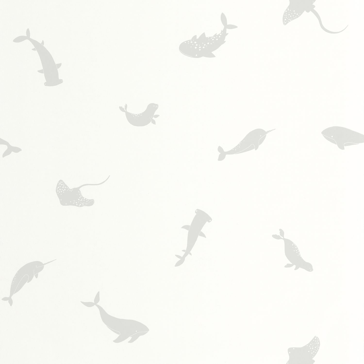 Обои Casadeco ONCE UPON A TIME 2 Poetic sea Gris baleine (арт. 200809229)