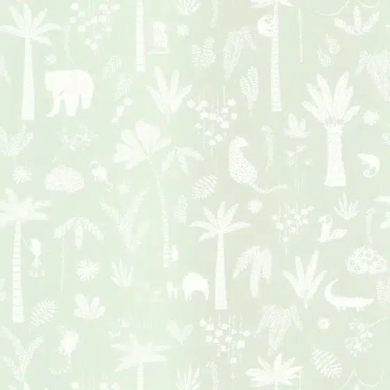 Обои - Casadeco - ONCE UPON A TIME 2 - Poetic jungle - Bleu lagon (арт. 200766202)