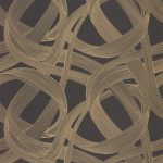 Обои — Casadeco — ANNEES FOLLES — Shimmy — Noir / mordore (арт. 201069820)