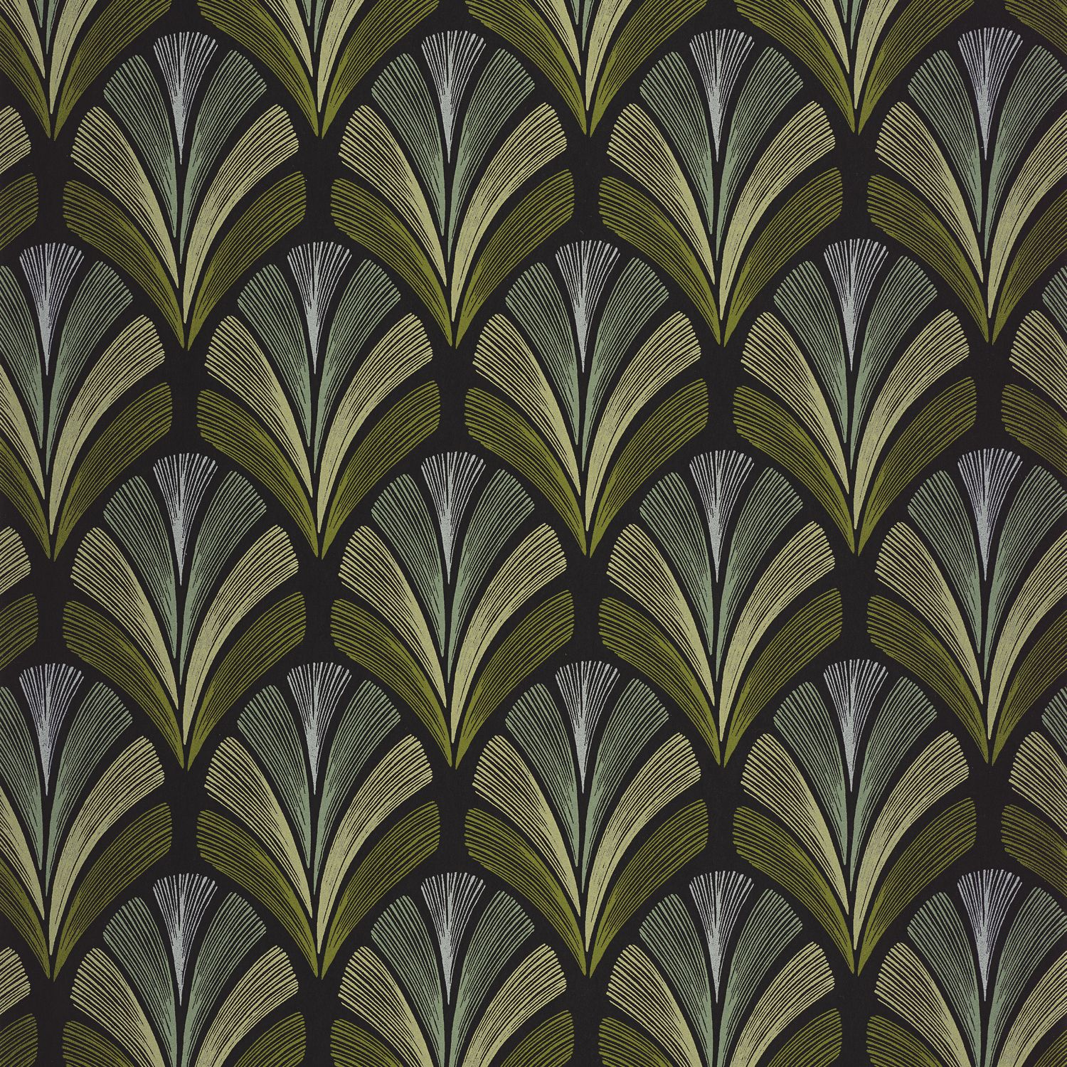Обои Casadeco ANNEES FOLLES Folies st james Vert olive (арт. 201057873)