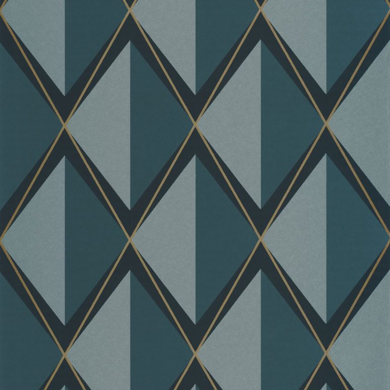Обои Casadeco ANNEES FOLLES Chaplin Bleu petrole (арт. 201086515)