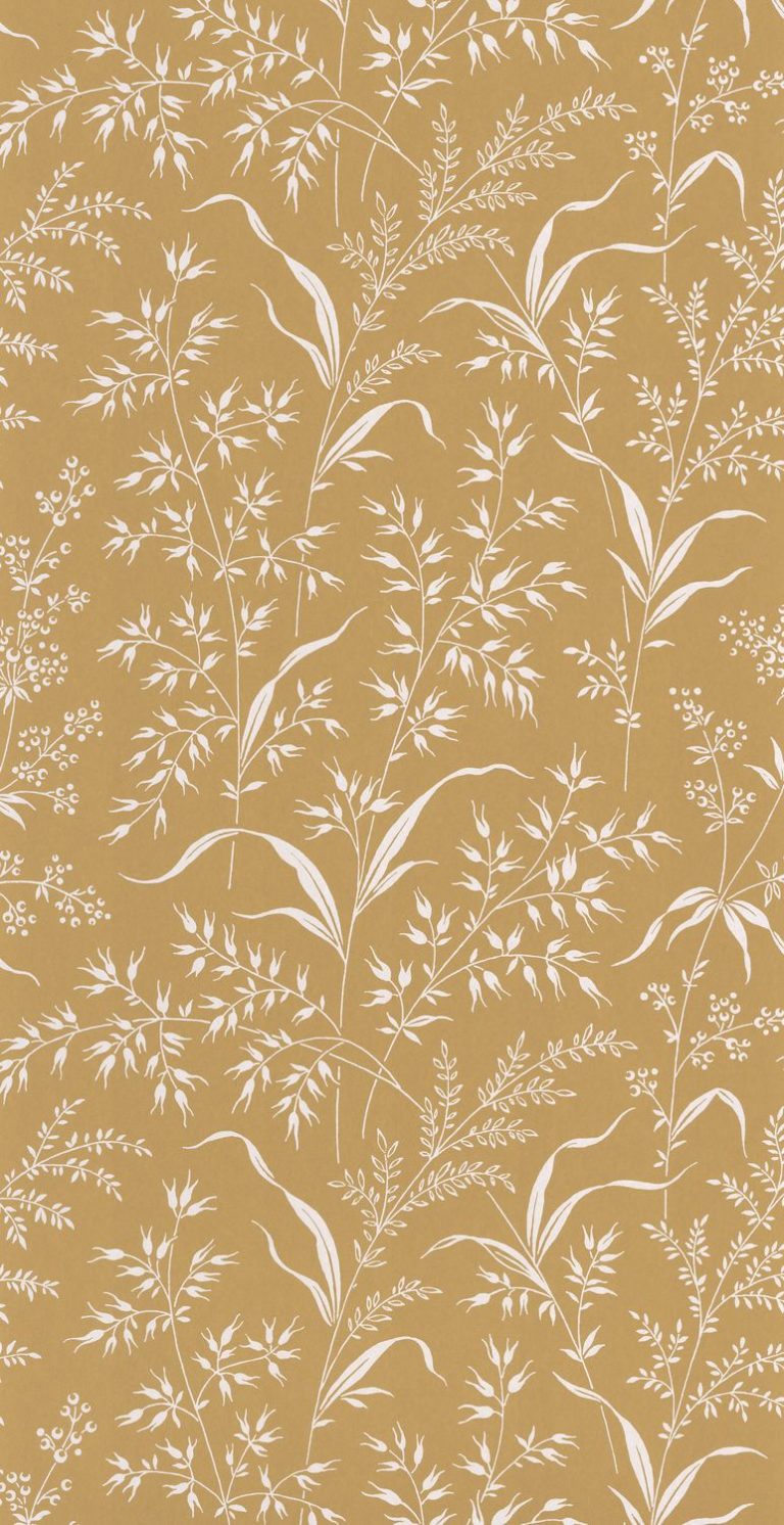 Обои — Casadeco — SOLIFLORE — Grass field — Jaune ocre (арт. 200282442)