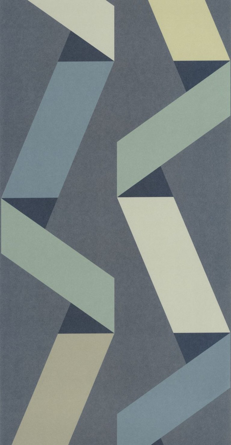 Обои — Casadeco — COLOR GAME — Ribbon game — Bleu (арт. 200646767)